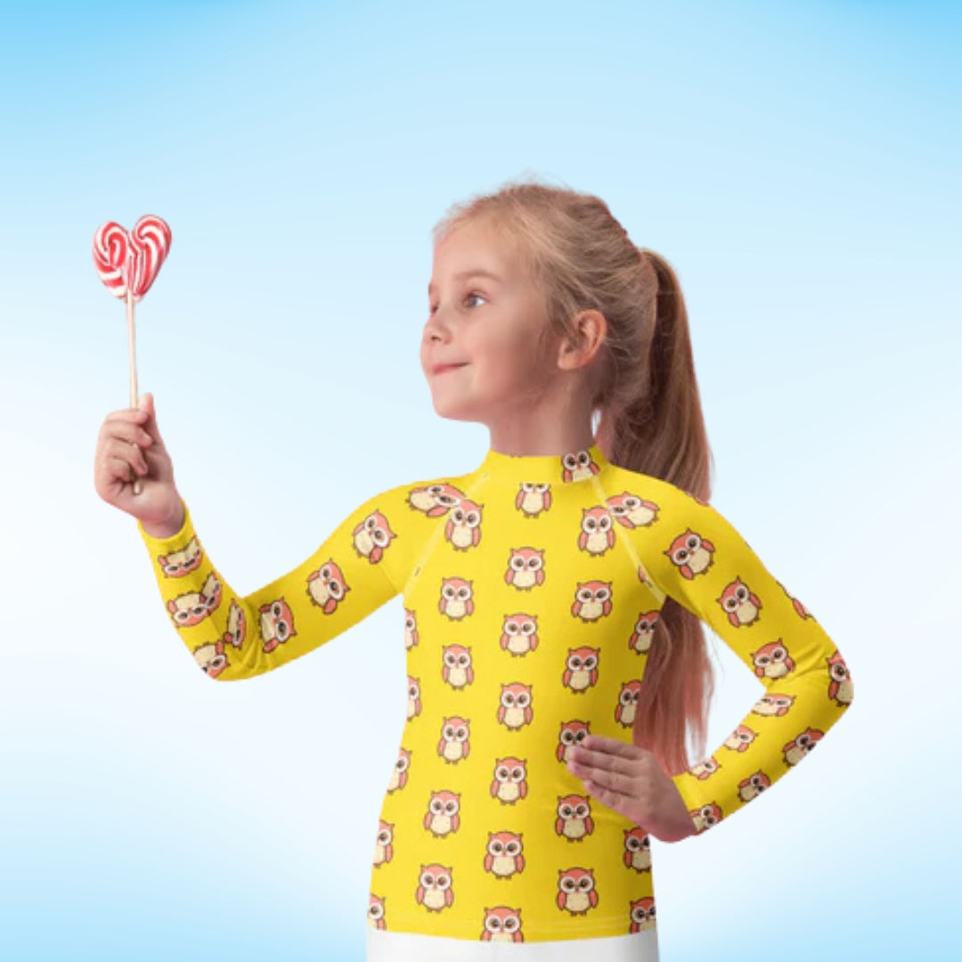 Cute owl print clothes for kids